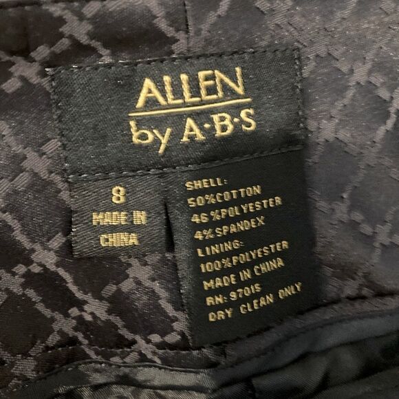 ABS Allen Schwartz Black Bootcut Dress Pants Women’s Size 8 Work Office Trousers - Picture 5 of 7